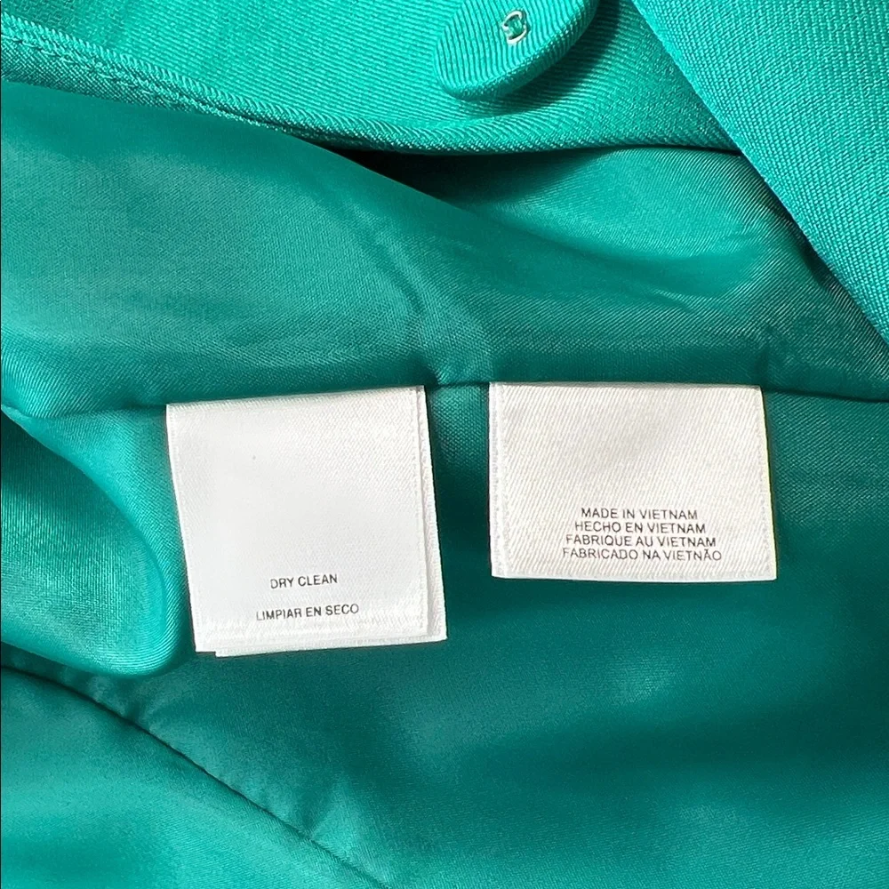 Kasper Green Blazer Suit Jacket Sz 16 - Picture 6 of 8